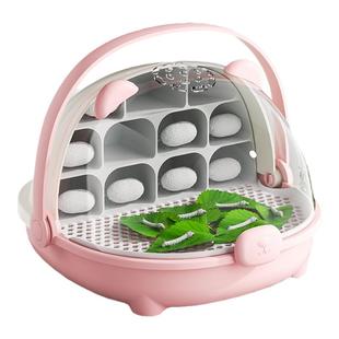 学生养蚕套装蚕宝宝活体新鲜桑叶蚕卵幼虫专用饲养盒箱太空养育舱