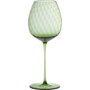 YYUN昀法式中古红酒杯勃艮第高脚杯手工玻璃复古绿白葡萄酒杯礼盒