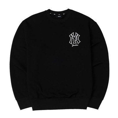 【自营】MLB美职棒男装女装简约圆领卫衣休闲运动套头衫3AMTB9744