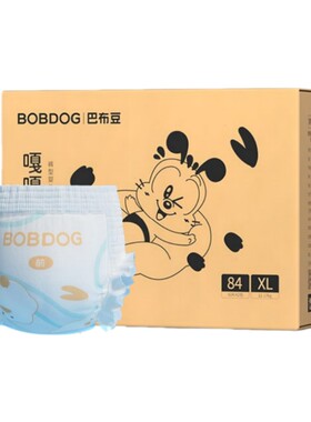 巴布豆拉拉裤嘎嘎羽感婴儿纸尿裤