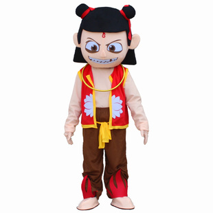 哪吒魔童降世人偶服装可爱三太子敖丙玩偶全套成人COS行走成人穿