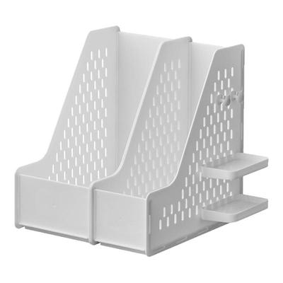 洞洞板加宽大容量文件夹资料架