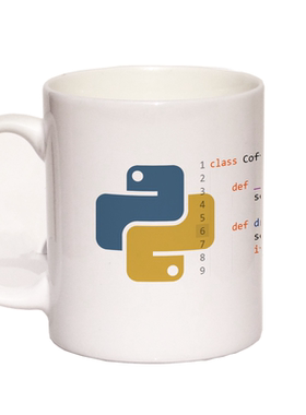 python程序员神器周边骨瓷杯