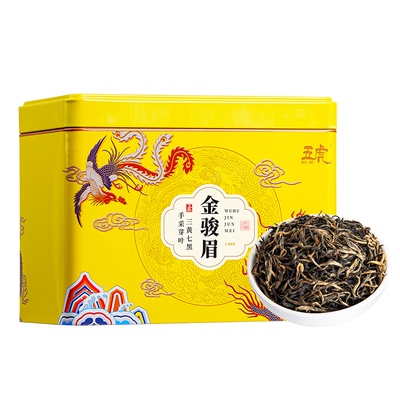 五虎金骏眉红茶茶叶罐装大份量