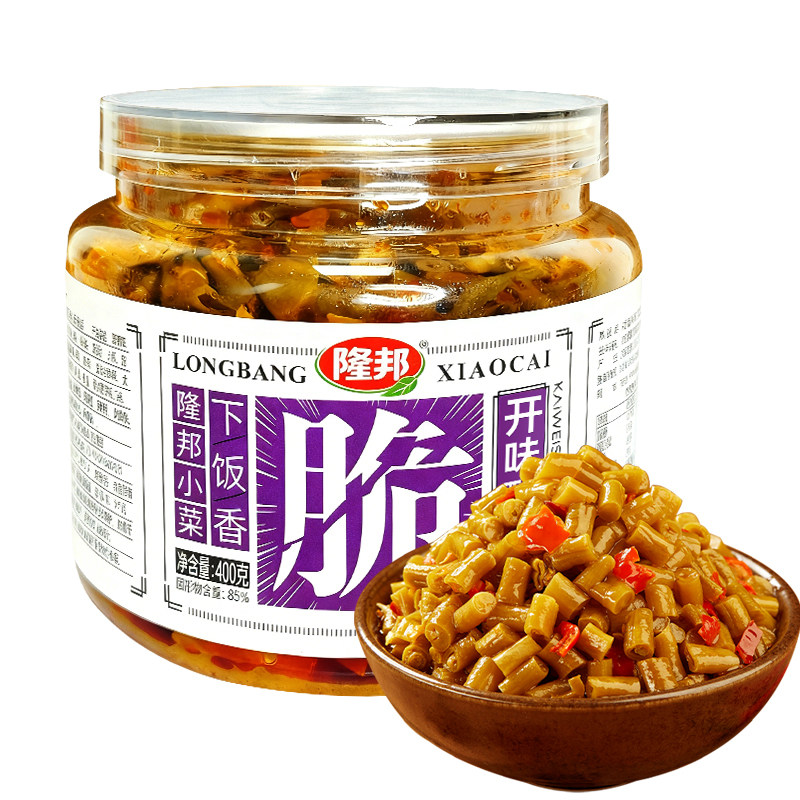 隆邦红油豇豆酸豆角下饭菜咸菜