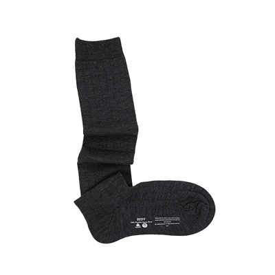 “奢侈”极细美利奴羊毛小腿袜