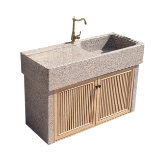 天然大理石材水池户外石头洗衣池整石庭院水槽阳台室外洗手池台盆