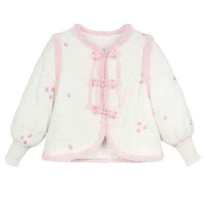 陈大猪女童新中式国风外套套装