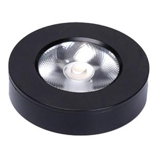 黑色超薄led明装小射灯5W10W15W瓦免开孔天花筒灯酒柜灯厚2公分cm