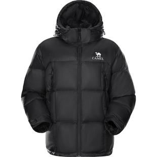 【太空绒】骆驼户外拒水羽绒服2025秋冬新款3A抗菌男女款面包服