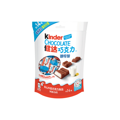 健达巧克力迷你14粒*4分享装