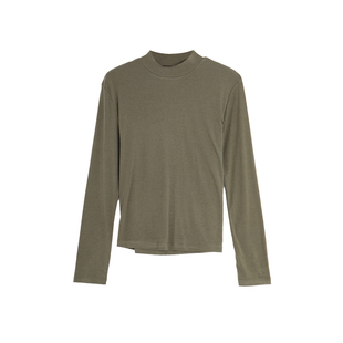 西町村屋中领打底衫女百搭春季新款基础款百搭内搭上衣HA9105004