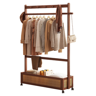 衣架落地家用卧室衣帽架室内挂衣服架子简易晾衣架节约空间挂衣架