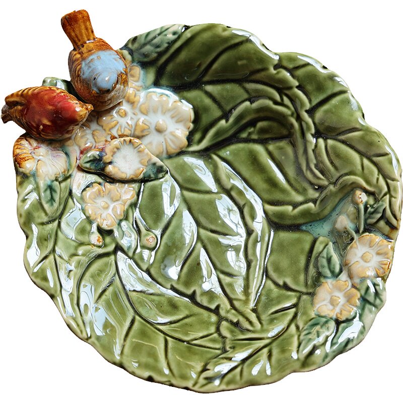 精致做工陶瓷茶几欧式盘子