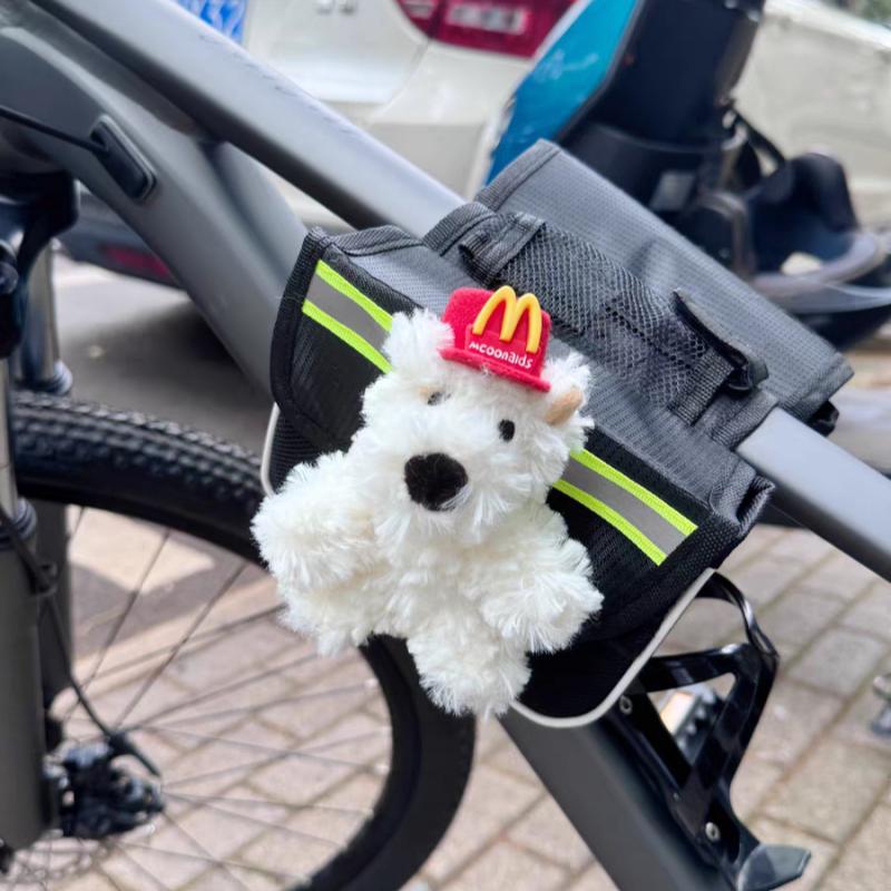 自行车挂包骑行包麦当劳西高地小狗前梁包通用山地公路车大容量