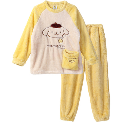 珊瑚绒加厚保暖睡衣三丽鸥联名