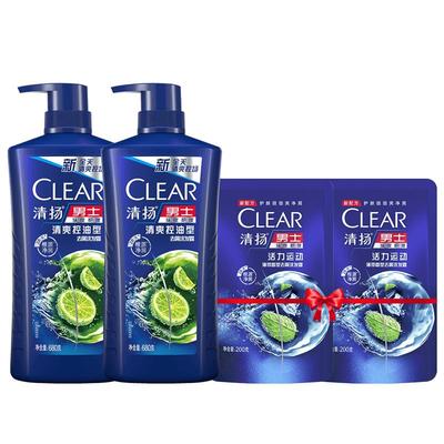 清扬止痒控油去头屑樱花洗发露