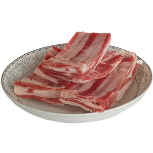 塞上滩 宁夏盐池滩羊羊排单骨整扇新鲜4斤肋排生鲜冷冻羊小排骨