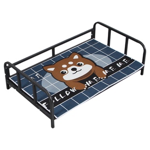 铁艺大型犬加厚结实猫狗窝四季通用狗狗离地行军床宠物可拆洗睡床