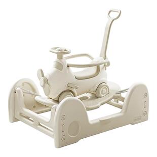 BABYGO飞行家宝宝蹦蹦车摇摇马儿童溜溜车7合1多用途歌曲新年礼物