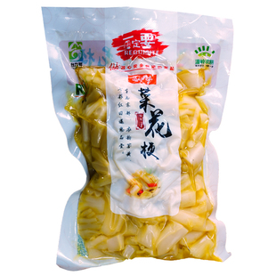 开胃菜花梗温岭一定要花菜梗腌制泡菜酒席家宴冷菜台州菜花白花脆