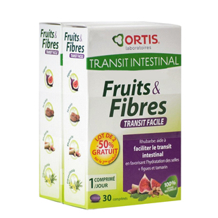 柯得仕水果纤瘦果纤维素/现货法国原装Ortis Fruits&Fibres 45粒