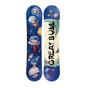 儿童滑雪板单板全地域雪具套装快穿固定器雪鞋初学者入门级青少年