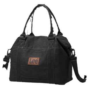 Lee手提旅行袋男士短途出差行李袋女健身包单肩包大容量斜挎包