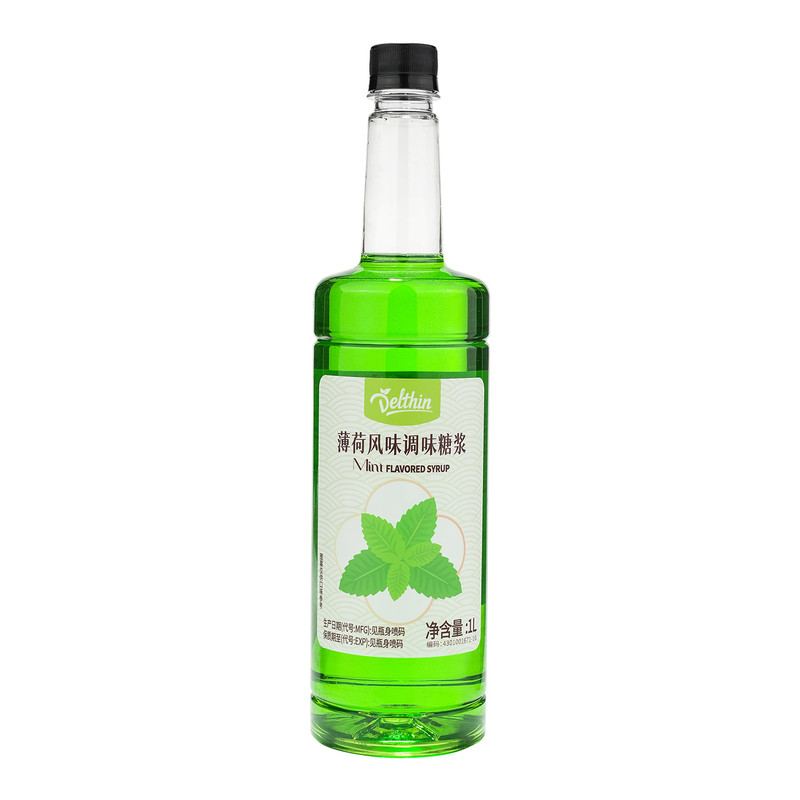 德馨薄荷糖浆奶茶店专用饮料糖浆烘焙鸡尾酒调酒商用调味浓缩糖浆