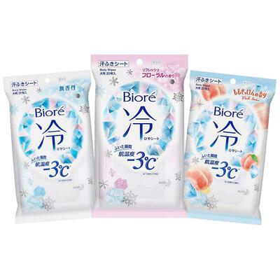 日本花王冷感湿巾20片