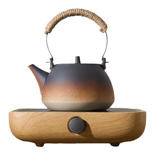 三界电陶炉围炉煮茶壶简约粗陶壶烧水壶功夫茶具耐热壶水壶泡茶壶