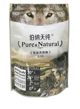 伯纳天纯中大型成犬试吃500g法斗