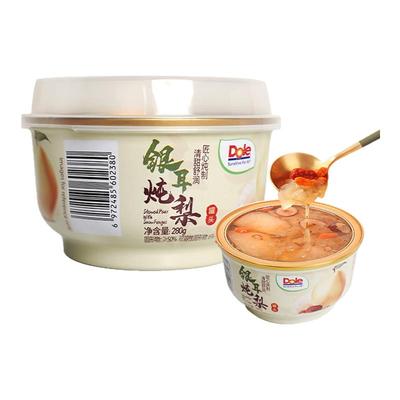 都乐枇杷炖梨银耳炖梨冰糖罐头