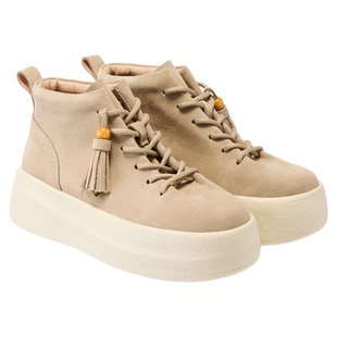 fed流苏短靴冬季新款女靴厚底小短靴休闲高帮鞋女款S1013-YAB283