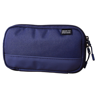 日本喜利笔袋 LIHIT LAB.多功能烧饼包防水笔袋学生用简约大容量