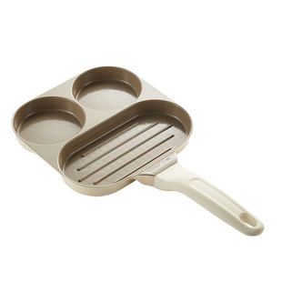 小熊煎蛋锅早餐锅煎蛋神器牛排煎锅玉子烧煎锅厚蛋烧锅不沾蛋堡锅