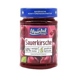 【自营】德国原装进口美茵塔尔樱桃果酱无蔗糖添加早餐面包涂抹酱