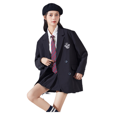 新款西装套装唐狮学院风