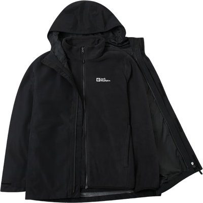 Jack wolfskin/狼爪正品保暖男士三合一冲锋衣A61864A-6000