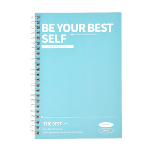 新款高颜值笔记本本子加厚工作办公初高中生大学生简约记事本课堂笔记考研学习a5精致高级线圈横线日记本文具