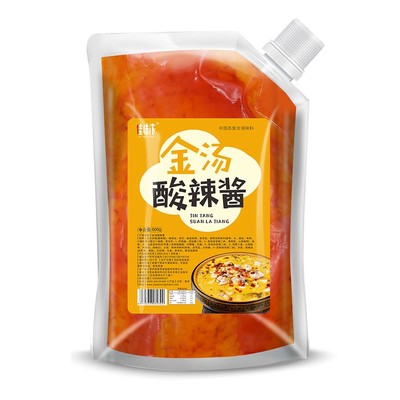 【餐饮店同款】金汤酸辣酱500g