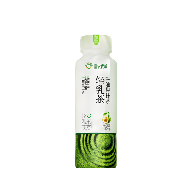 体动轻乳茶牛油果抹茶300ml*8瓶无菌冷灌装风味饮品高山抹茶