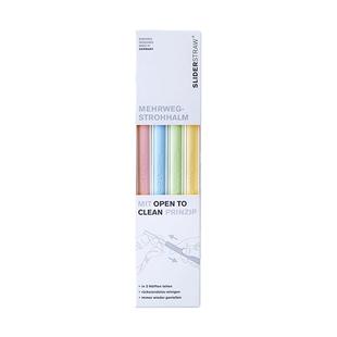 【自营】Sliderstraw德国进口食品级可拆卸清洗便携外带吸管