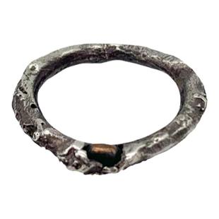 T.MAJOR | 原创设计925纯银个性黄铜镶嵌戒指