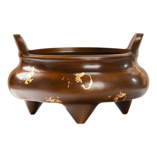 熏香炉家用苏工点金供奉室内上香熏炉纯铜焚香炉供佛宣德炉祖先炉