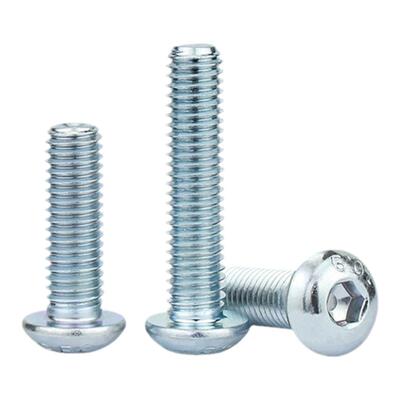高强度10.9级镀锌半圆头内六角