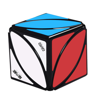 奇艺儿童入门魔方三明治汉堡包凹凸幼儿园异形枫叶六色金字塔益智