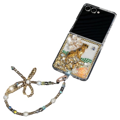 GalaxyZFlip7leopardCase