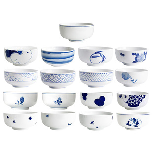 择学家大号拉面碗饭碗面碗汤碗景德镇青花瓷碗釉下陶瓷碗餐具套装