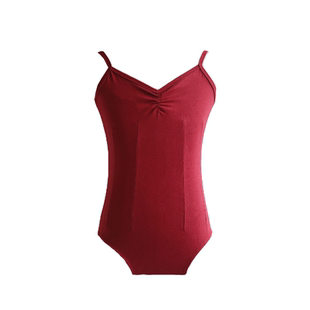 舞蹈服儿童女夏季吊带芭蕾舞练功服女童跳舞考级连体服体操舞蹈服